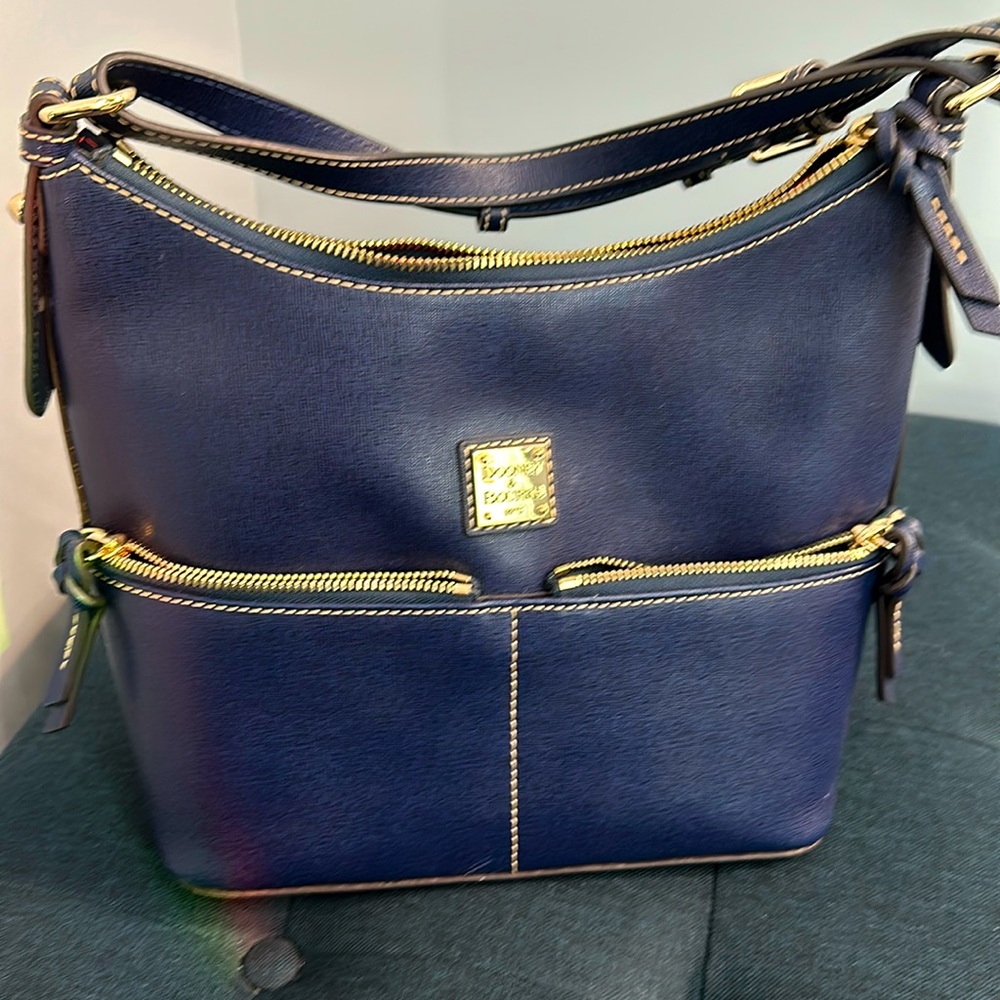 Dooney & Bourke Blue Hobo like new